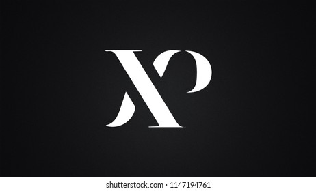 XP Letter Logo Design Template Vector
