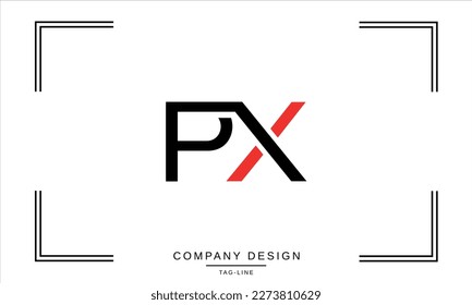 XP, PX, Abstract Letters Logo Monogram