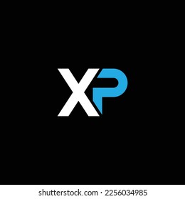 XP o PX abstract sobresaliente negocio profesional impresionante marca artística empresa de diferentes colores ilustración logo