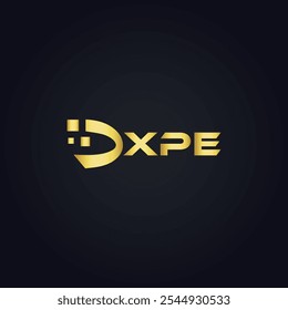 XPE logo. X P E design. White XPE letter. XPE, X P E letter logo design.