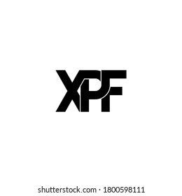 xpf letter original monogram logo design