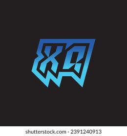 XQ initial inspiration logo design esport and gaming clan ideas