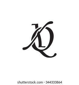 XQ initial monogram logo