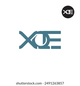 XQE Logo Letter Monogram Design