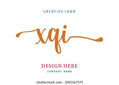 XQI lettering logo is simple, easy to understand and authoritative