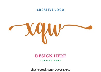 XQW lettering logo is simple, easy to understand and authoritative