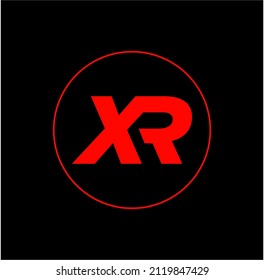 XR company name initial letters monogram.