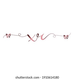 XR Initial logo handwriting modern luxury fashion