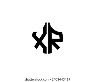 XR logo design vector template