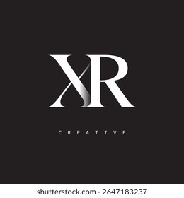 XR Monogram Logo Minimal Elegant Letter Mark para el lujo, la moda   Marcas creativas	
