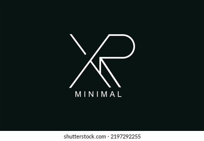 XR or RX Abstract initial monogram letter alphabet logo