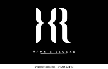 XR, RX Abstract Letters Logo Monogram