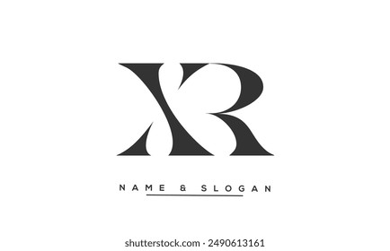 XR, RX Abstract Letters Logo Monogram