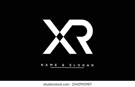 XR, RX Abstract Letters Logo Monogram