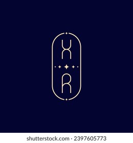 XR wedding lie monogram with high quality professional design that will print well across any print media