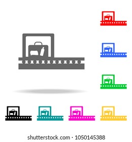 X-ray baggage check icon. Elements of Airport multi colored icons. Premium quality graphic design icon. Simple icon for websites, web design, mobile app, info graphics on white background