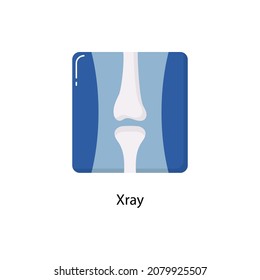 Icono plano de rayos X. Pixel Perfecto. Para móvil y web. ilustración de stock