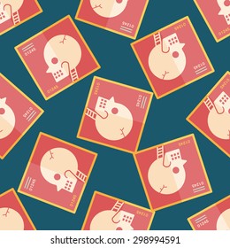 xray flat icon seamless pattern background