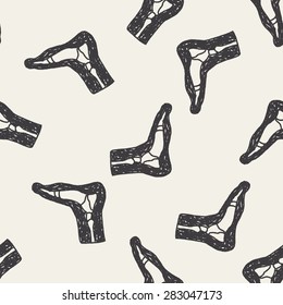 x-ray foot doodle seamless pattern background