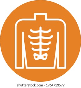 x-ray icon design, radiology, vector graphics