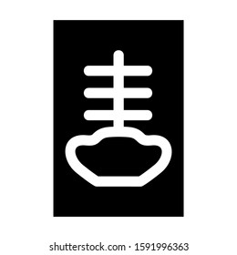 x-ray icon isolated sign symbol vector illustration - high quality black style vector icons
