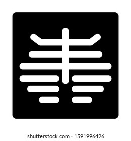 x-ray icon isolated sign symbol vector illustration - high quality black style vector icons
