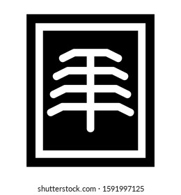 x-ray icon isolated sign symbol vector illustration - high quality black style vector icons
