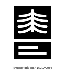 x-ray icon isolated sign symbol vector illustration - high quality black style vector icons
