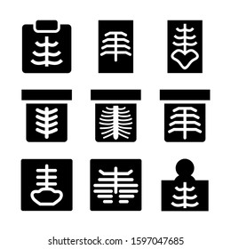x-ray icon isolated sign symbol vector illustration - high quality black style vector icons
