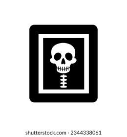 X-ray icon on white background