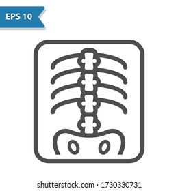 X-Ray Icon. Professional, pixel perfect icon, EPS 10 format.