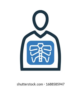 x-ray icon, skeleton, Patient, radiology, x ray