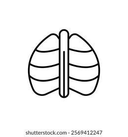 X-ray icon Vector logo outline