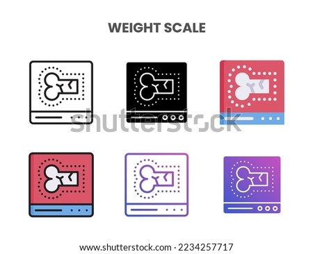X-ray icons vector illustration set line, flat, glyph, line color gradient. Great for web, app, presentation and more.