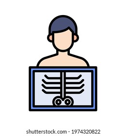X-ray Iconvector image. Can be used for Medical. Suitable for mobile apps, web apps and print media.