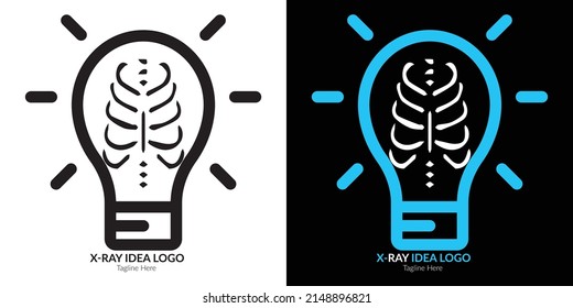 X-Ray Idea Logo Design vector files