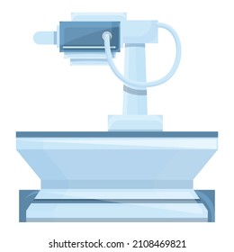 Xray machine icon cartoon vector. Radiology doctor. Medical scan