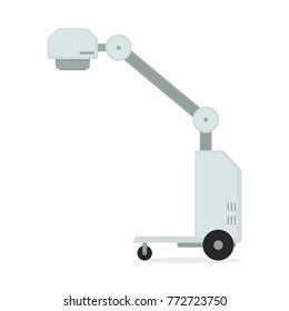 X-ray machine icon. Vector illustration isolated on white background
