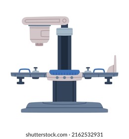 X-ray Machine as Medical Equipment and Assistance Device Vector Illustration