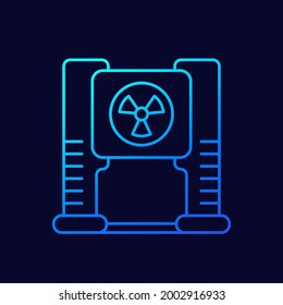 Symbol für Röntgengeräte und radiologische Linien