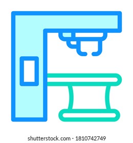 x-ray medical equipment color icon vector. x-ray medical equipment sign. isolated symbol illustration