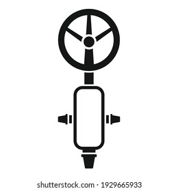 Xray metal detector icon. Simple illustration of xray metal detector vector icon for web design isolated on white background