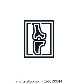 X-ray outline icons. Vector illustration. Editable stroke. Isolated icon suitable for web, infographics, interface and apps.