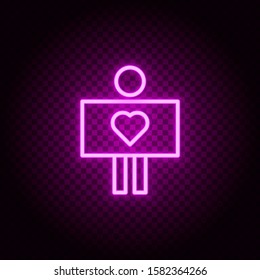 X-ray, roentgen vector icon. Retro style neon vector icon. Vector icon on transparency background