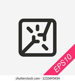 X-ray scale icon isolated on background. Knee bones symbol modern, simple, vector, icon for website design, mobile app, ui. Vector Illustration