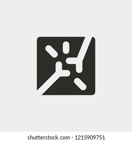 X-ray scale icon isolated on background. Knee bones symbol modern, simple, vector, icon for website design, mobile app, ui. Vector Illustration