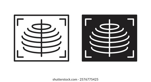 X-ray scan icons pack for ui designs