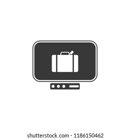 X-ray scanner baggage icon. Element of airport icon. Premium quality graphic design icon. Signs and symbols collection icon for websites, web design, mobile app  on white background