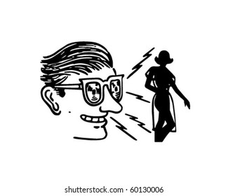 Xray Specs - Retro Clip Art