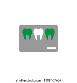 x-ray of teeth icon. Element of Dental Care for mobile concept and web apps. Detailed x-ray of teeth icon can be used for web and mobile